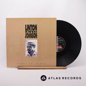 Linton Kwesi Johnson Tings An' Times LP Vinyl Record - Front Cover & Record