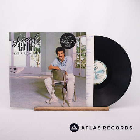 Lionel Richie Can't Slow Down LP Vinyl Record - Front Cover & Record