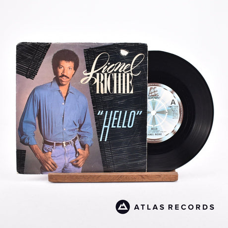 Lionel Richie Hello 7" Vinyl Record - Front Cover & Record