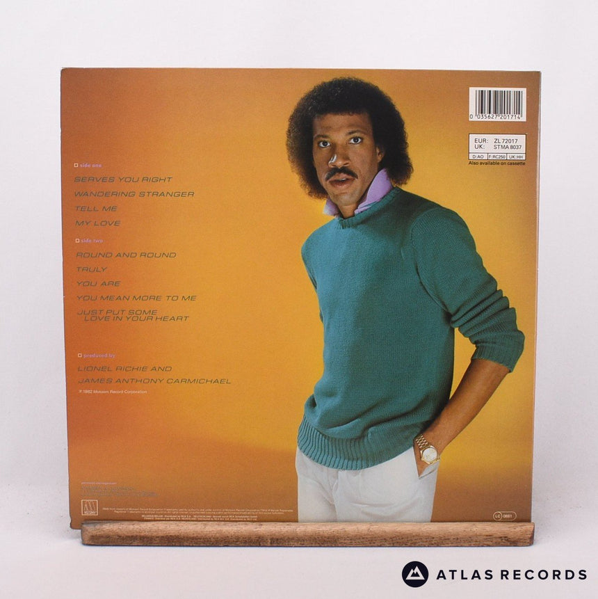 Lionel Richie - Lionel Richie - Lyric Sheet LP Vinyl Record - EX/EX