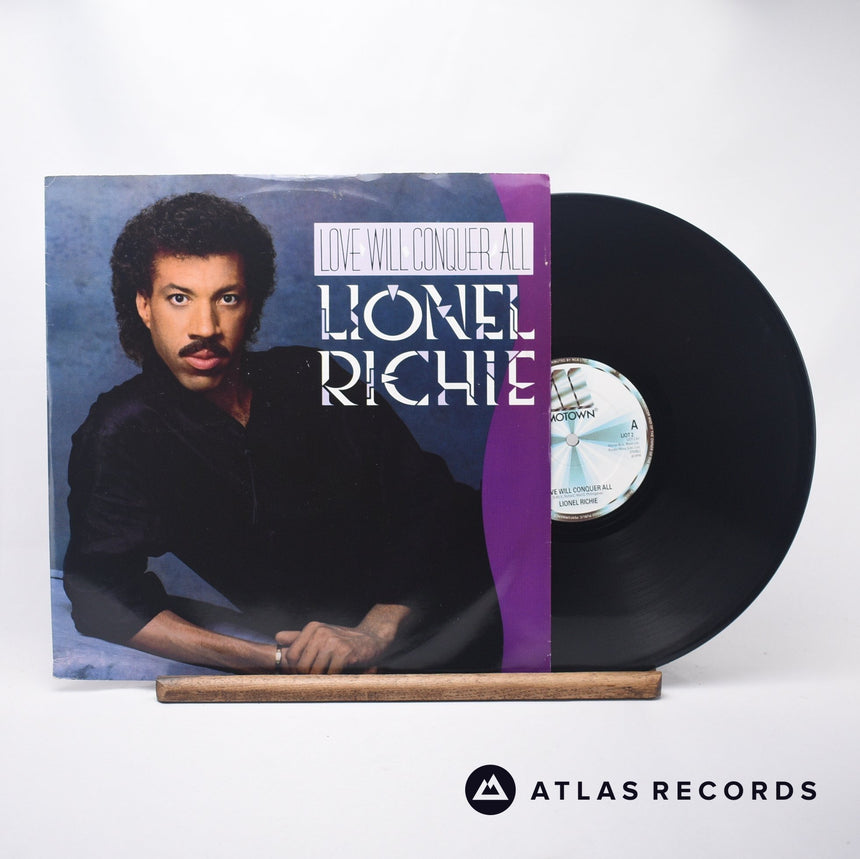 Lionel Richie Love Will Conquer All 12" Vinyl Record - Front Cover & Record