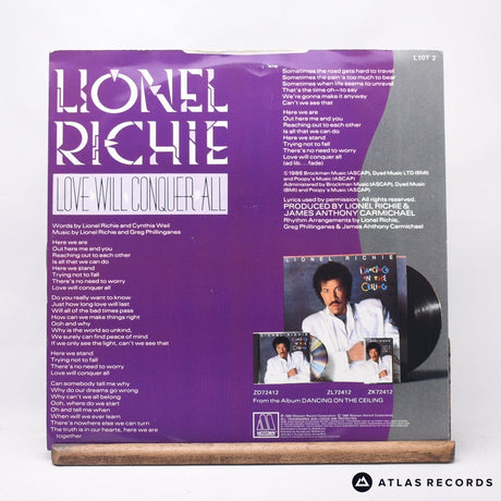 Lionel Richie - Love Will Conquer All - 12" Vinyl Record - VG+/VG+