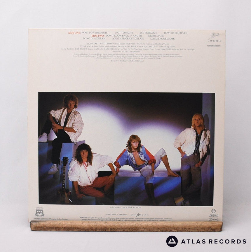 Lionheart - Hot Tonight - LP Vinyl Record - VG+/EX