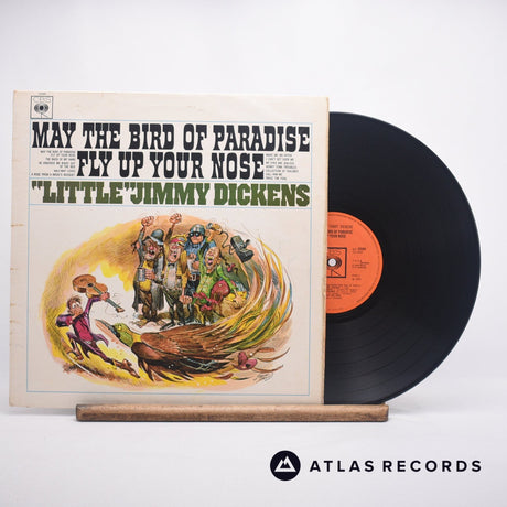 Little Jimmy Dickens May The Bird Of Paradise Fly Up Your Nose LP Vinyl Record - Front Cover & Record