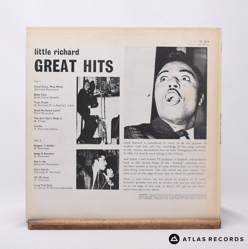 Little Richard - Great Hits - Mono LP Vinyl Record - VG+/VG+