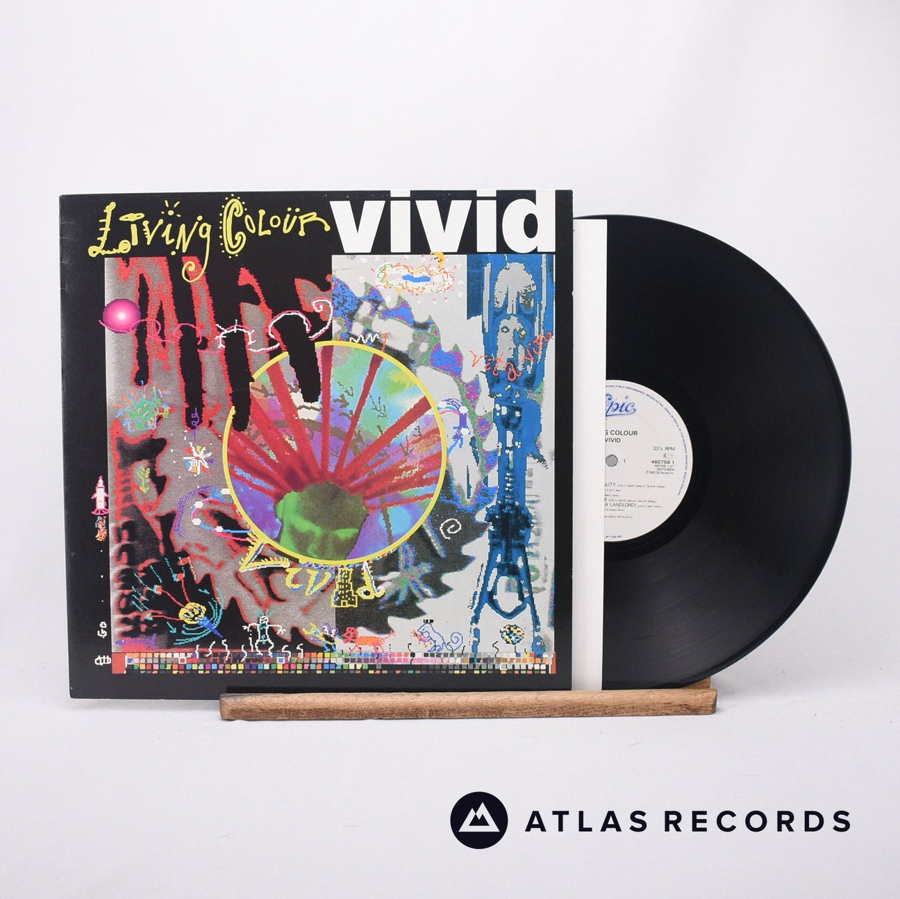 Living Colour Vivid LP Vinyl Record - Front Cover & Record