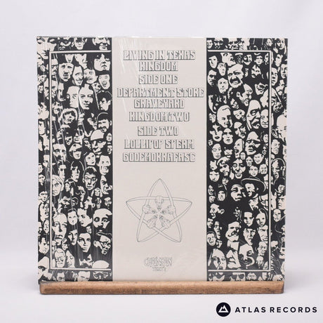 Living In Texas - Kingdom - Lyric Sheet A1 B1 12" Vinyl Record - EX/EX