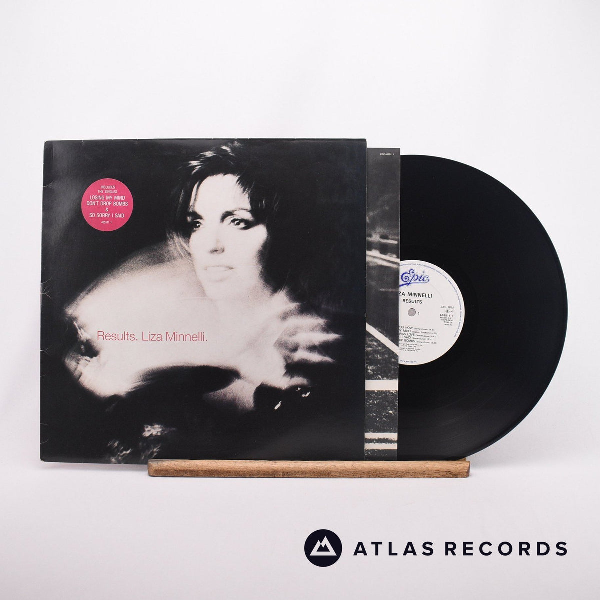 Liza Minnelli Results LP Vinyl Record - Front Cover & Record