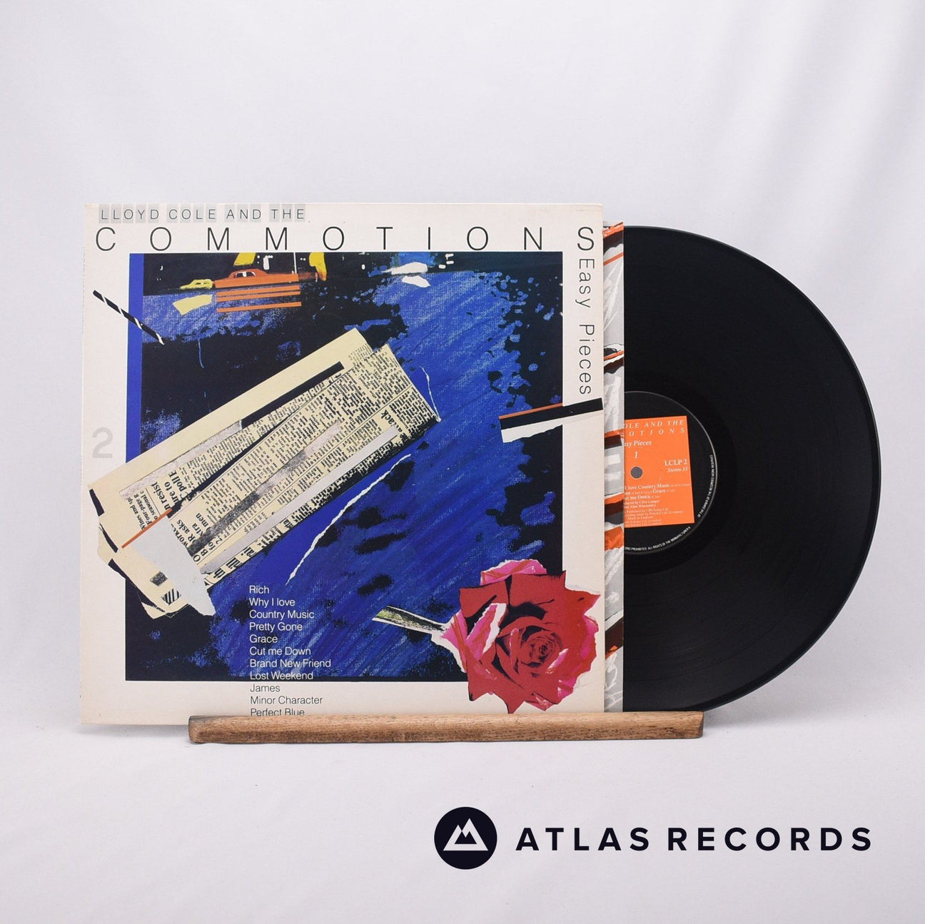 Lloyd Cole & The Commotions Easy Pieces LP Vinyl Record - Front Cover & Record