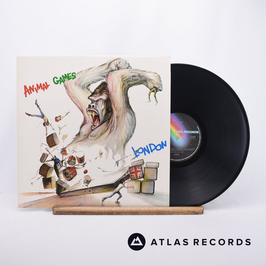 London Animal Games LP Vinyl Record - Front Cover & Record