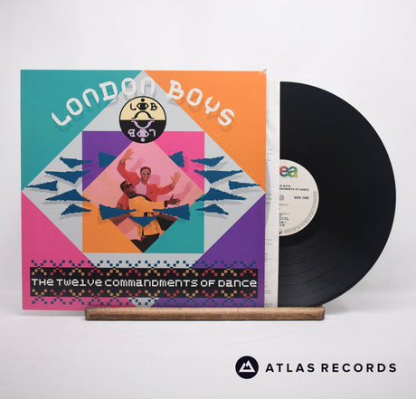 London Boys The Twelve Commandments Of Dance LP Vinyl Record - Front Cover & Record