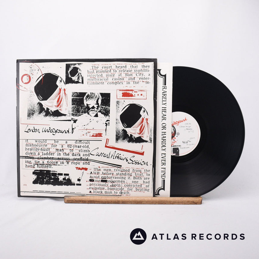 London Underground Current Affairs Session LP Vinyl Record - Front Cover & Record