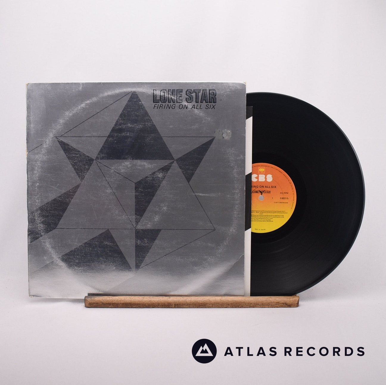 Lone Star Firing On All Six LP Vinyl Record - Front Cover & Record