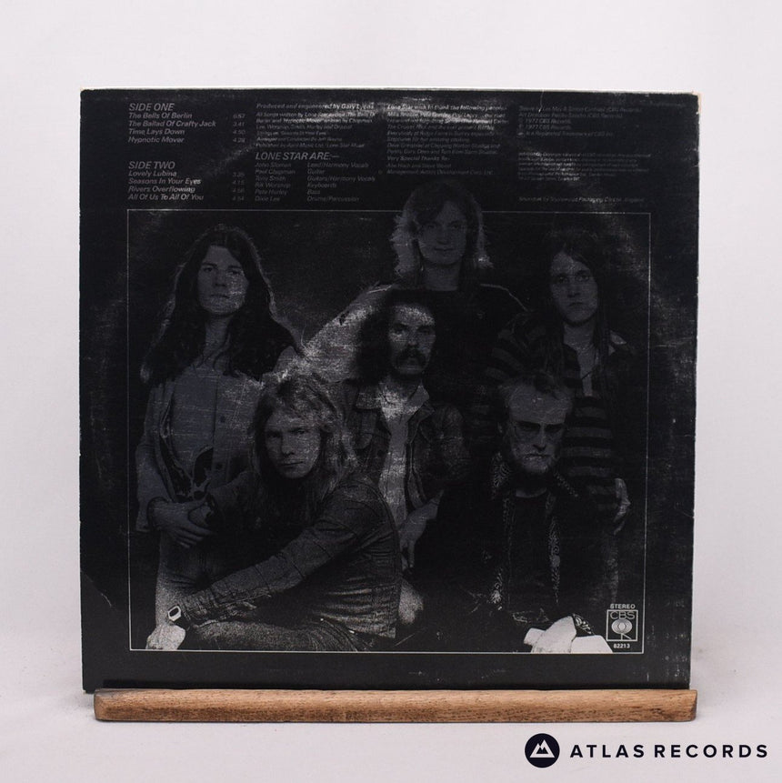 Lone Star - Firing On All Six - Lyric Sheet LP Vinyl Record - VG+/EX