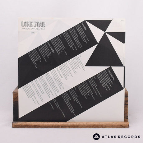 Lone Star - Firing On All Six - Lyric Sheet LP Vinyl Record - VG+/EX