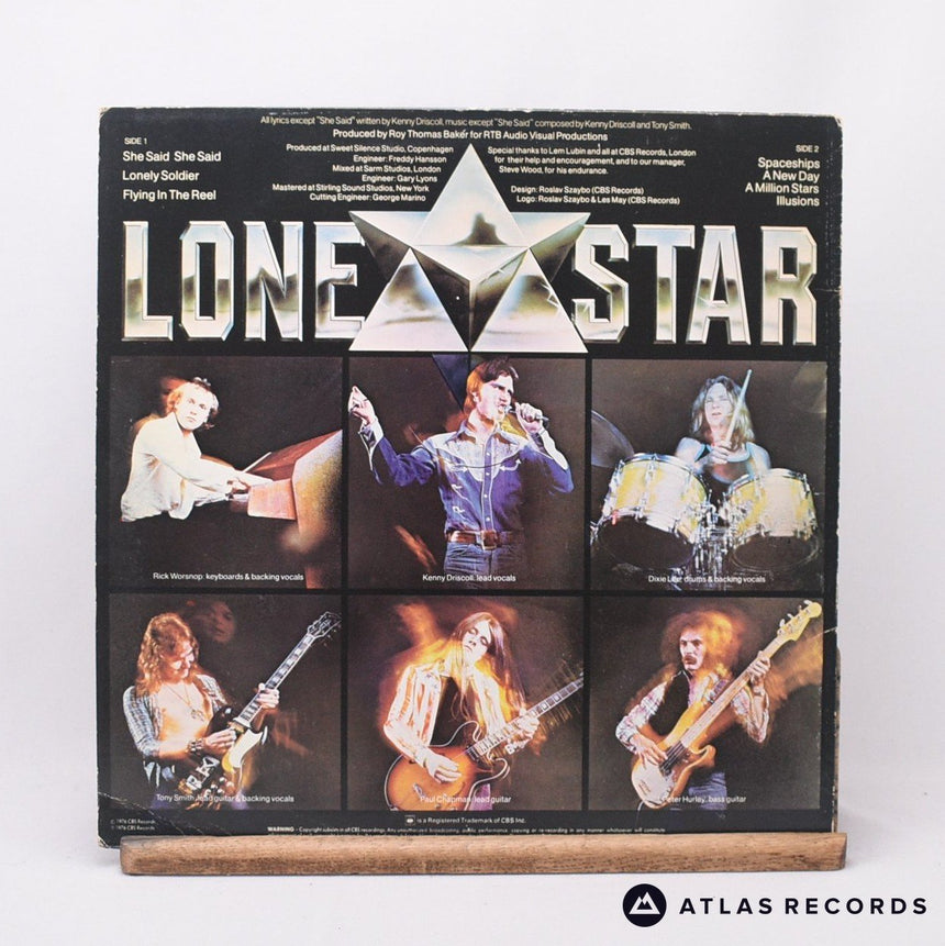 Lone Star - Lone Star - Reissue LP Vinyl Record - VG+/EX