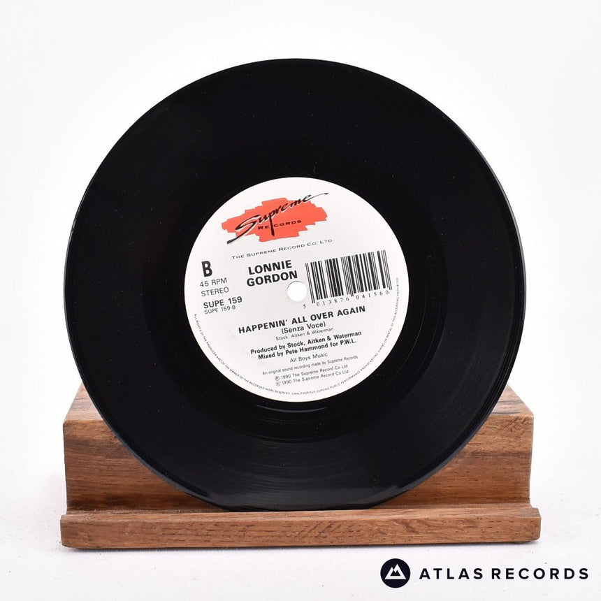 Lonnie Gordon - Happenin' All Over Again - 7" Vinyl Record - EX/VG+