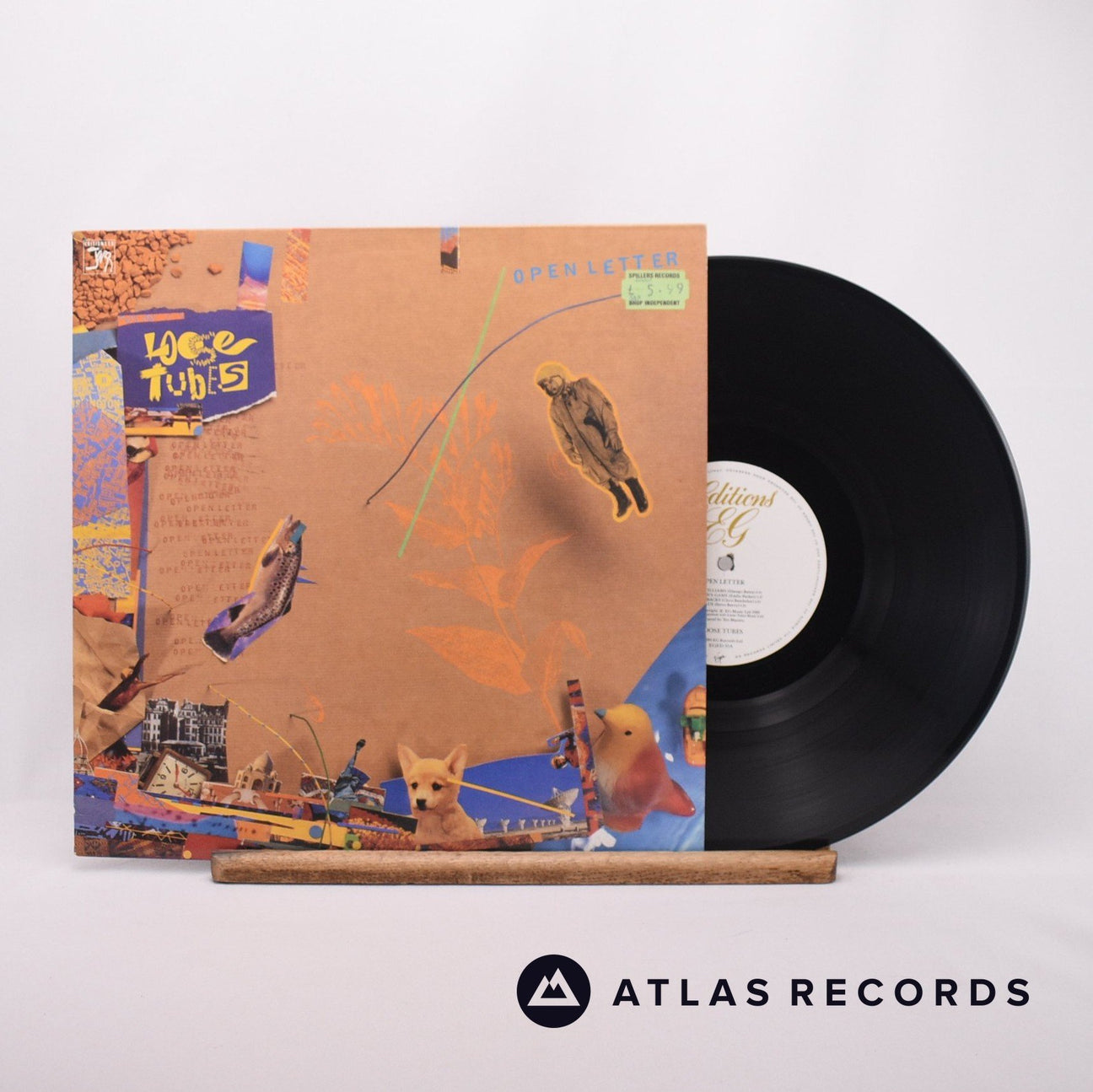 Loose Tubes Open Letter LP Vinyl Record - Front Cover & Record