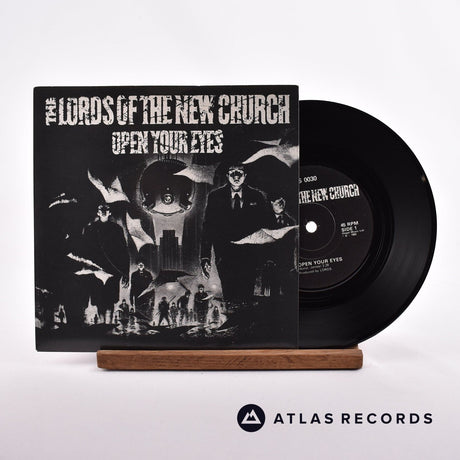 Lords Of The New Church Open Your Eyes 7" Vinyl Record - Front Cover & Record