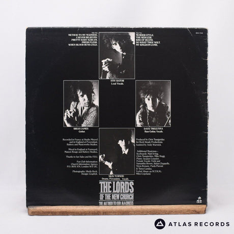 Lords Of The New Church - The Method To Our Madness - LP Vinyl Record - VG+/EX