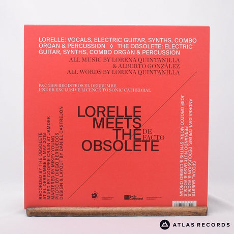 Lorelle Meets The Obsolete - De Facto - A AA LP Vinyl Record - EX/EX