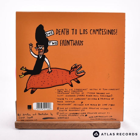 Los Campesinos! - Death To Los Campesinos! - Pink Signed 7" Vinyl Record - NM/NM