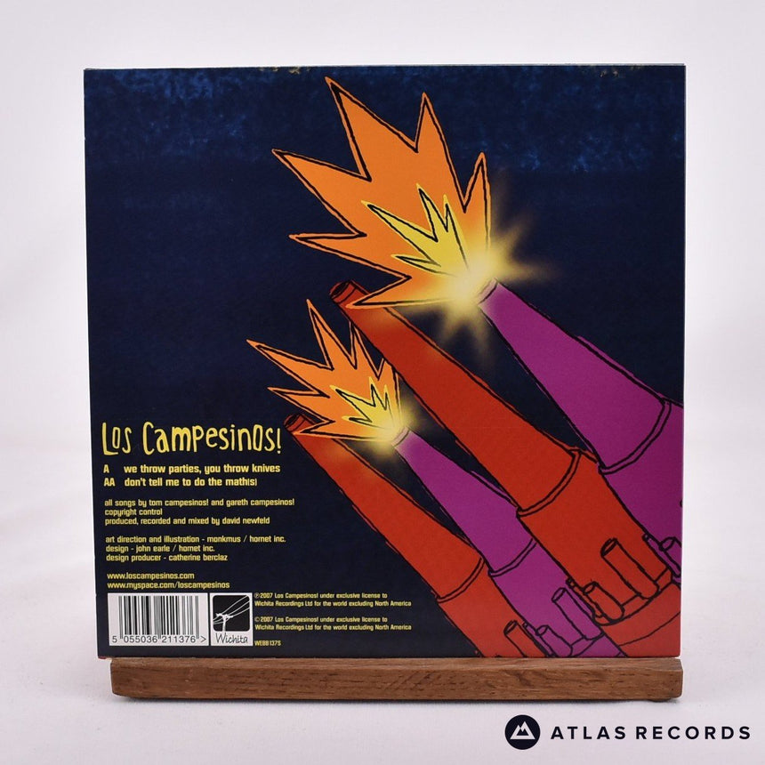 Los Campesinos! - We Throw Parties, You Throw Knives - 7" Vinyl Record - NM/NM