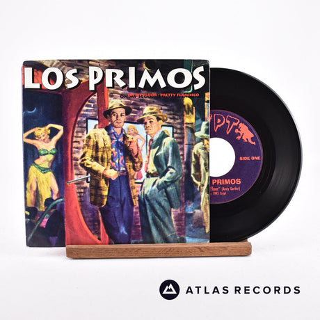 Los Primos On My Floor 7" Vinyl Record - Front Cover & Record
