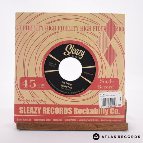 Los Twangs - Meanest Girl In Town - 7" Vinyl Record - NM/EX