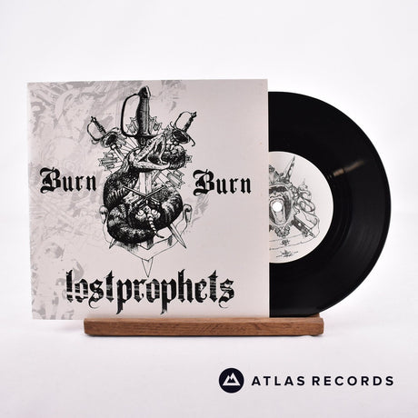 Lostprophets Burn Burn 7" Vinyl Record - Front Cover & Record