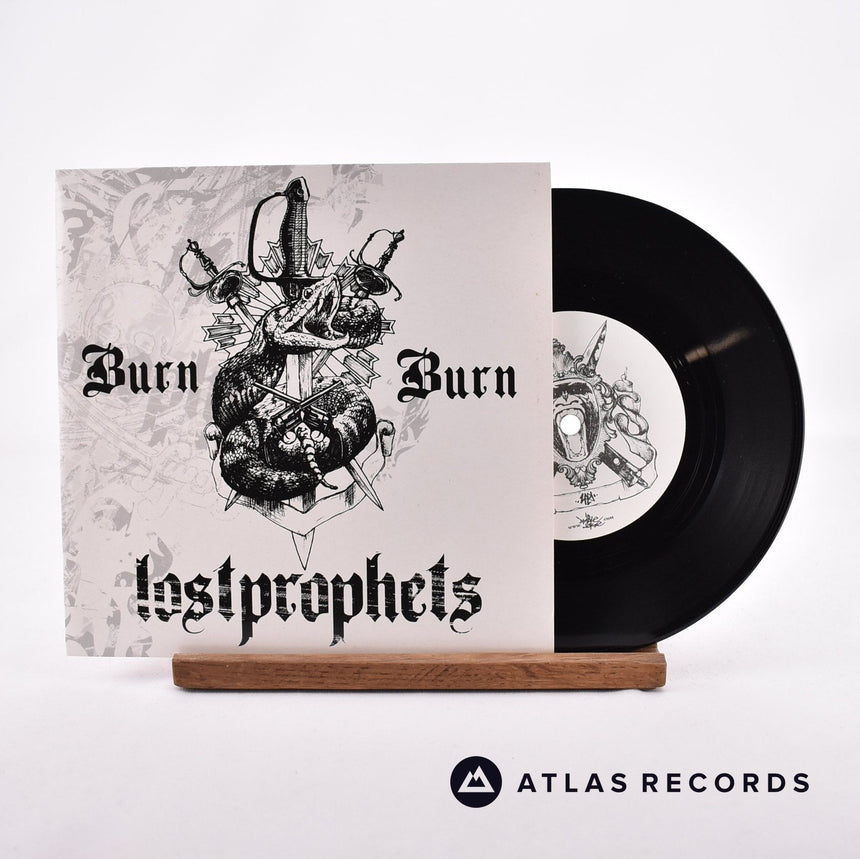Lostprophets Burn Burn 7" Vinyl Record - Front Cover & Record