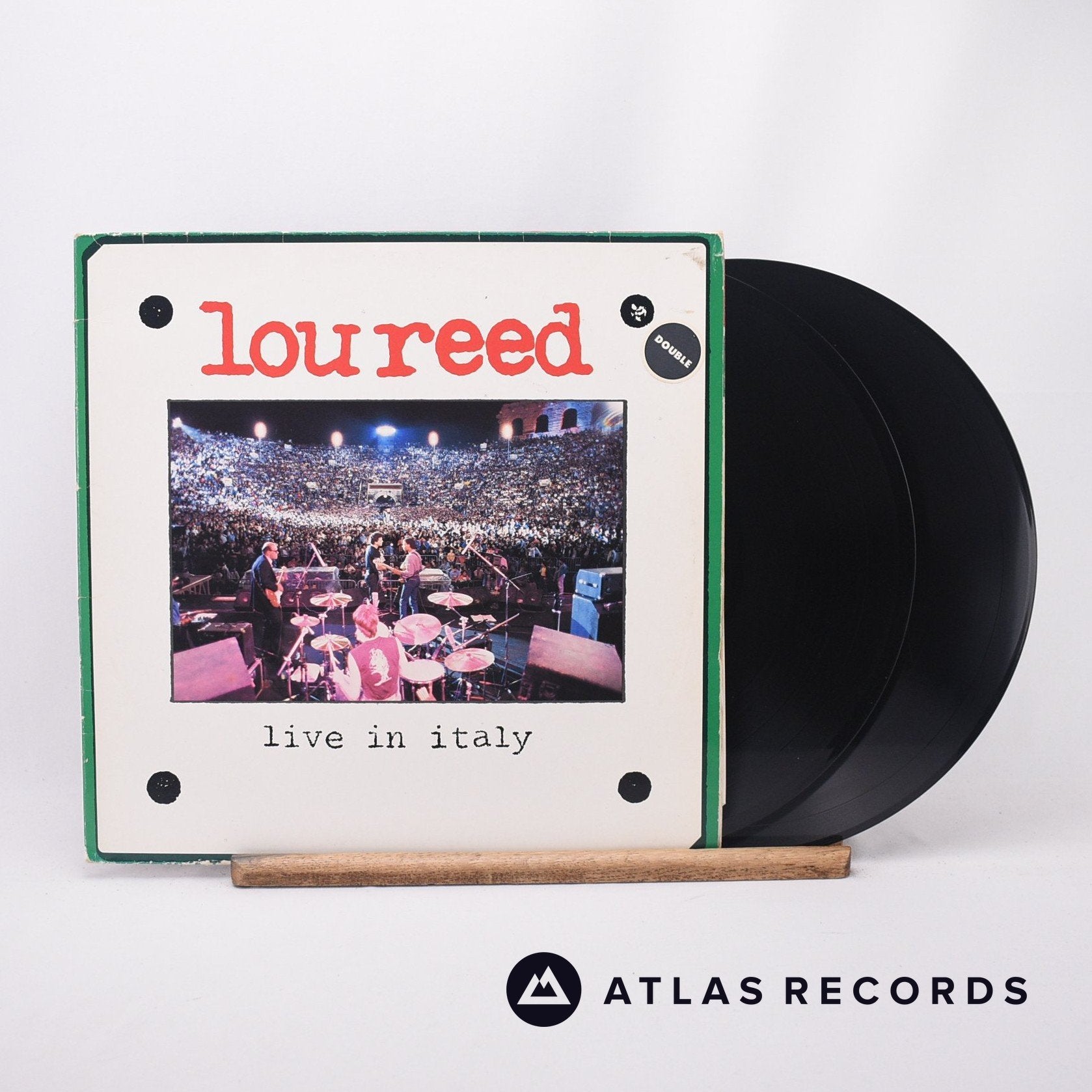 Lou Reed Live In Italy 2 x LP Vinyl Record VG+/VG+ – Atlas Records