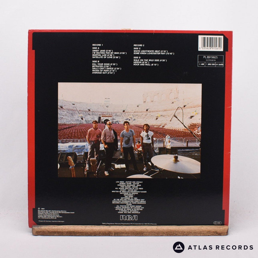 Lou Reed - Live In Italy - Gatefold 2 x LP Vinyl Record - VG+/EX