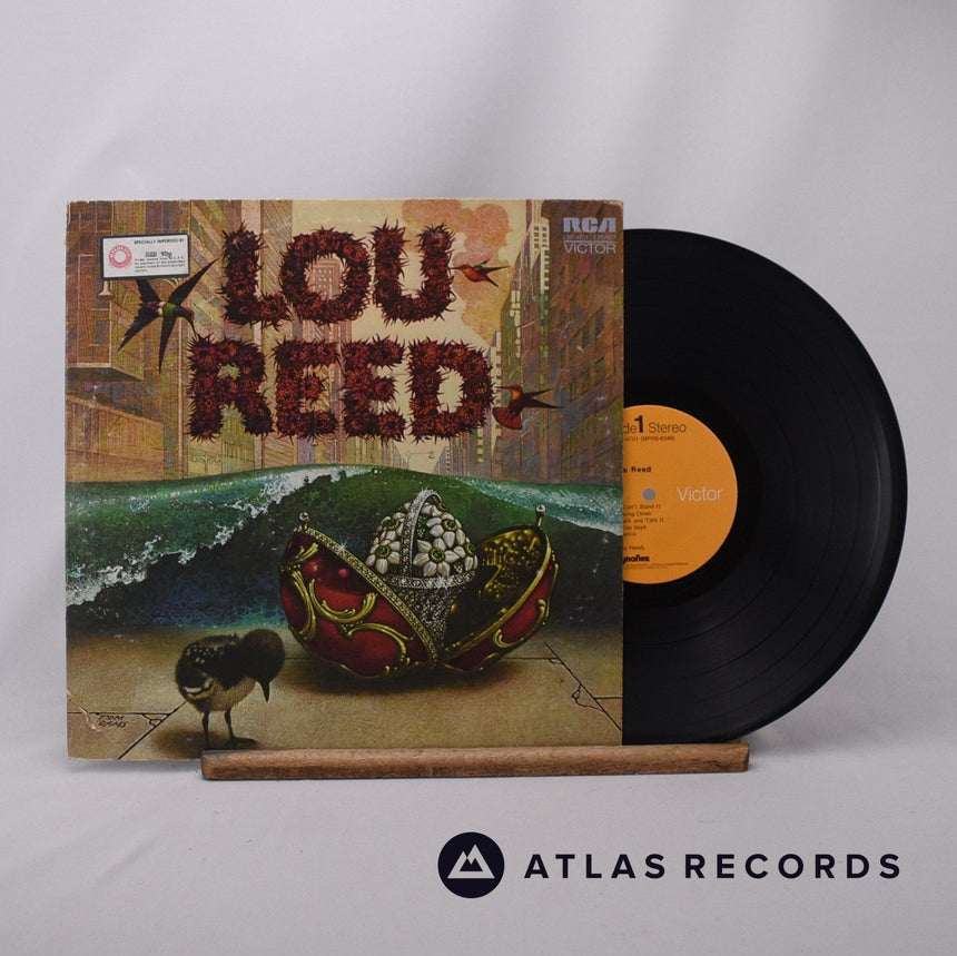 Lou Reed Lou Reed LP Vinyl Record - Front Cover & Record