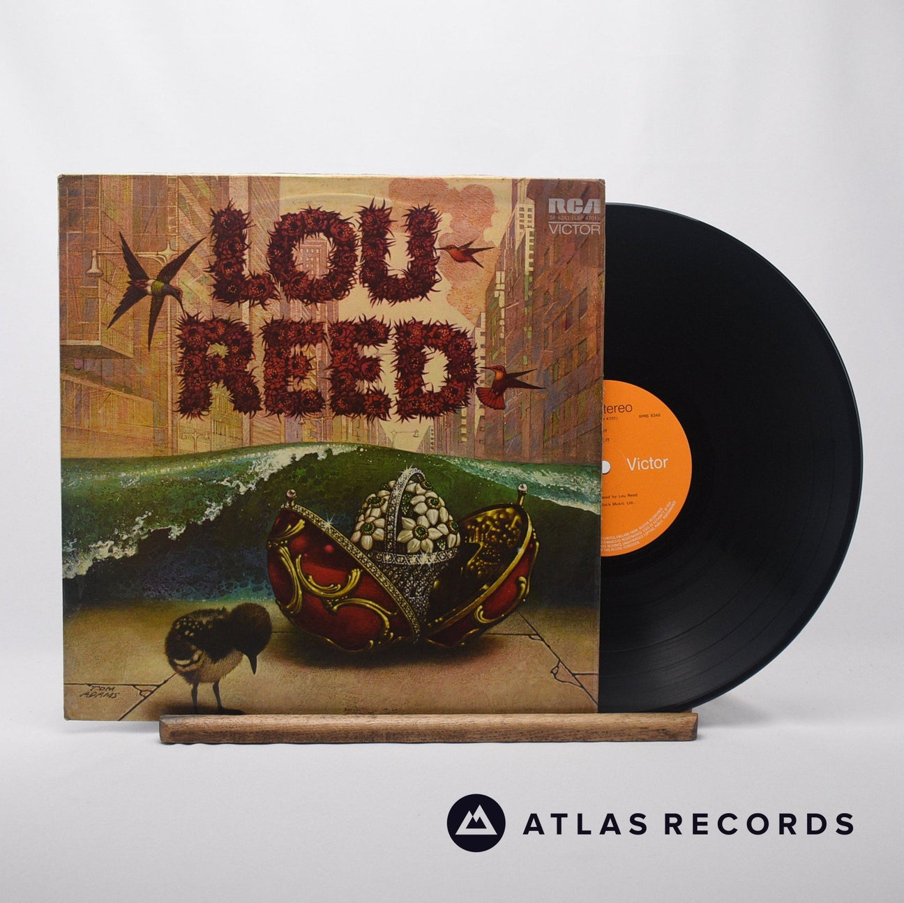 Lou Reed Lou Reed LP Vinyl Record - Front Cover & Record