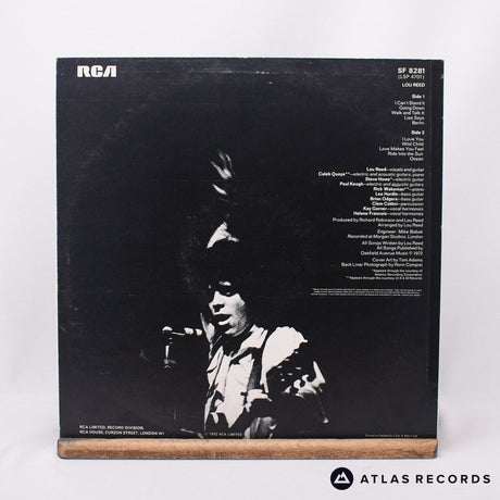 Lou Reed - Lou Reed - Canada LP Vinyl Record - VG+/EX