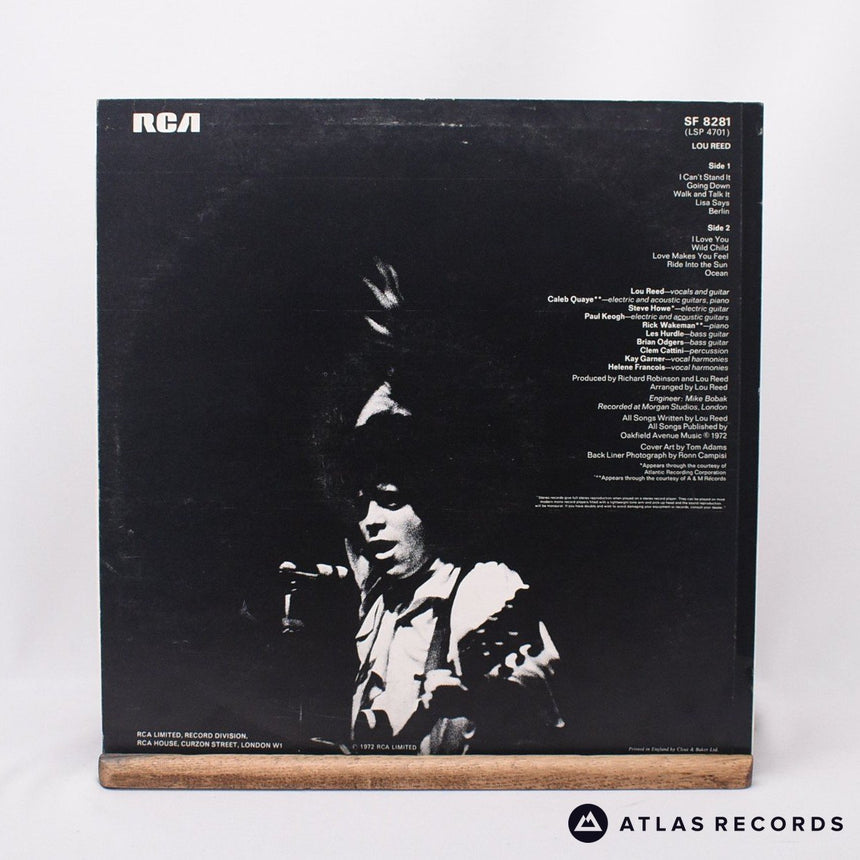 Lou Reed - Lou Reed - Canada LP Vinyl Record - VG+/EX