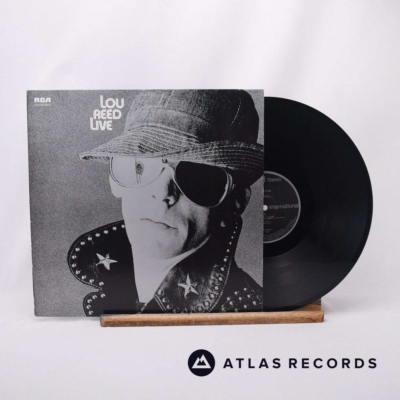 Lou Reed Lou Reed Live LP Vinyl Record - Front Cover & Record