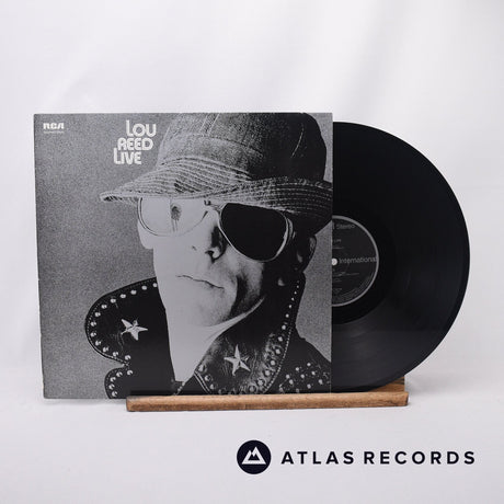 Lou Reed Lou Reed Live LP Vinyl Record - Front Cover & Record