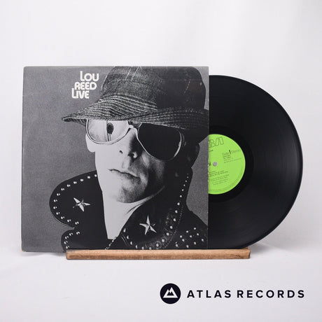 Lou Reed Lou Reed Live LP Vinyl Record - Front Cover & Record