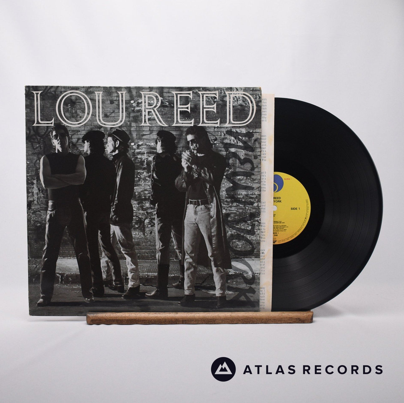 Lou Reed New York LP Vinyl Record - Front Cover & Record