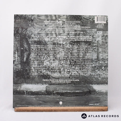 Lou Reed - New York - Lyric Sheet 1-A 1-B LP Vinyl Record - EX/EX