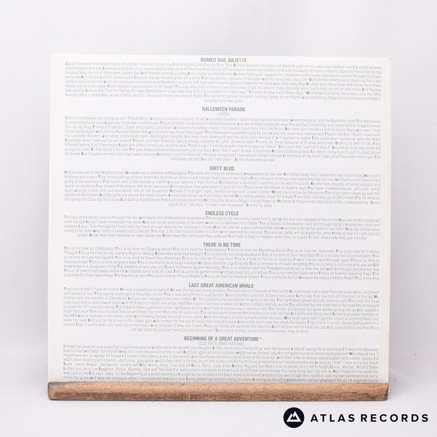 Lou Reed - New York - Insert LP Vinyl Record - EX/EX