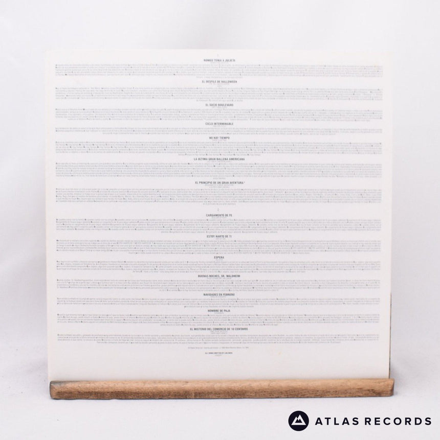Lou Reed - New York - Lyric Sheet LP Vinyl Record - EX/EX