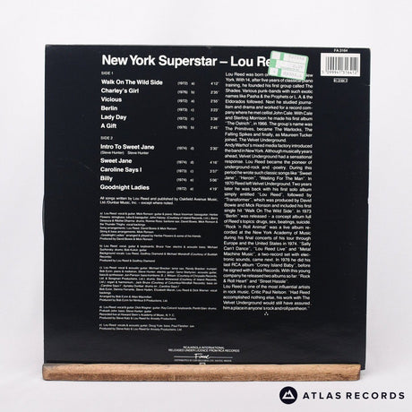 Lou Reed - New York Superstar - LP Vinyl Record - EX/EX