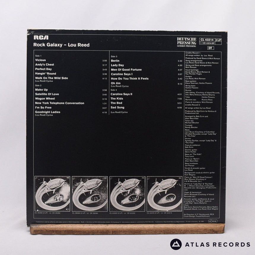 Lou Reed - Rock Galaxy - Reissue Gatefold 2 x LP Vinyl Record - EX/EX