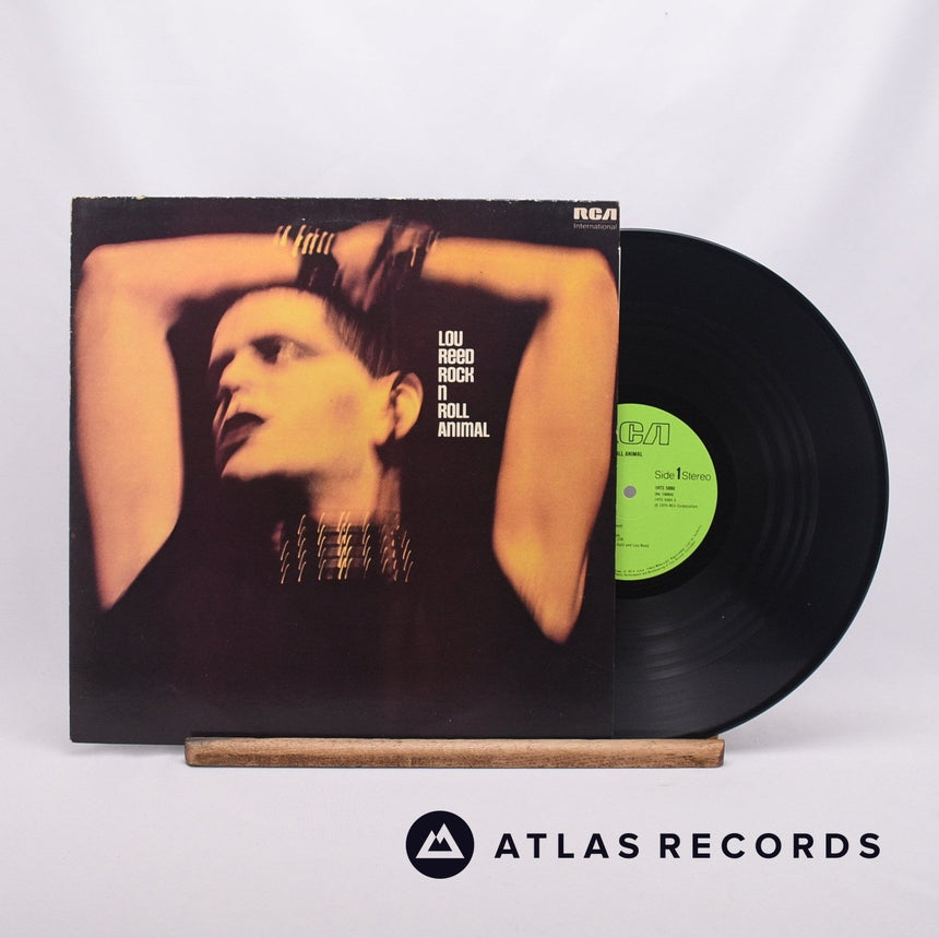 Lou Reed Rock 'N' Roll Animal LP Vinyl Record - Front Cover & Record