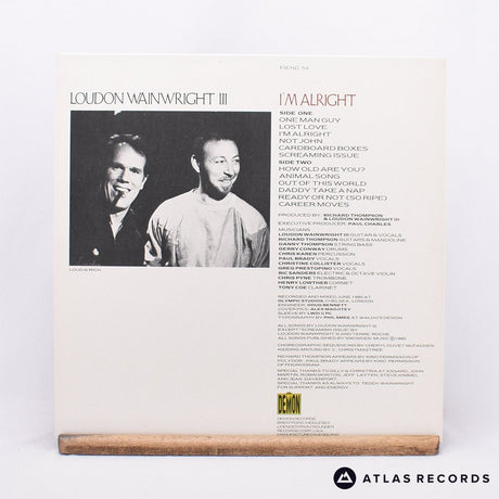 Loudon Wainwright III - I'm Alright - Damont LP Vinyl Record - EX/EX