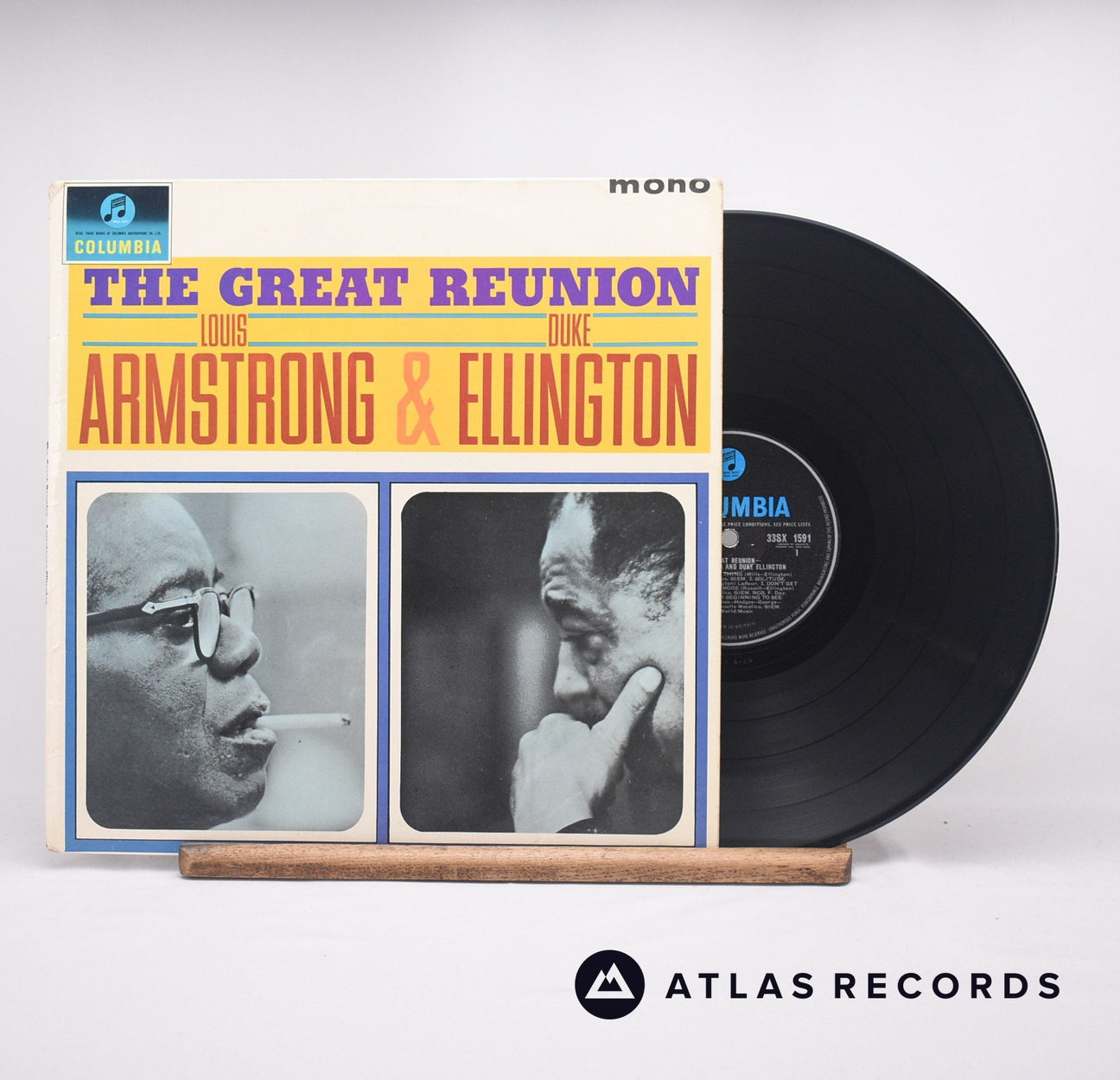 Louis Armstrong The Great Reunion LP Vinyl Record - Front Cover & Record