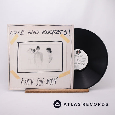 Love And Rockets Earth • Sun • Moon LP Vinyl Record - Front Cover & Record